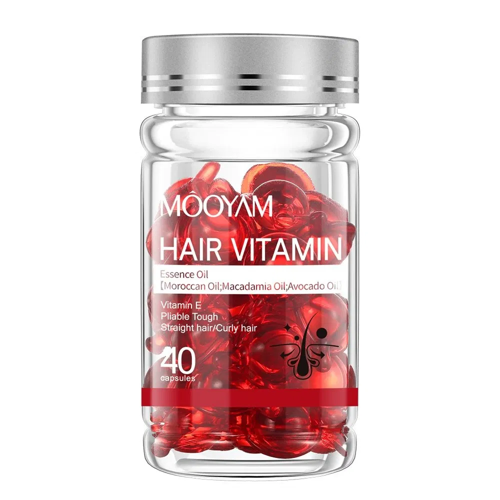 Vitamin Moisturizing Repair Hair Growth Restoration Care Enriched Moroccan Macadamia Avocado Oil Capsule Serum