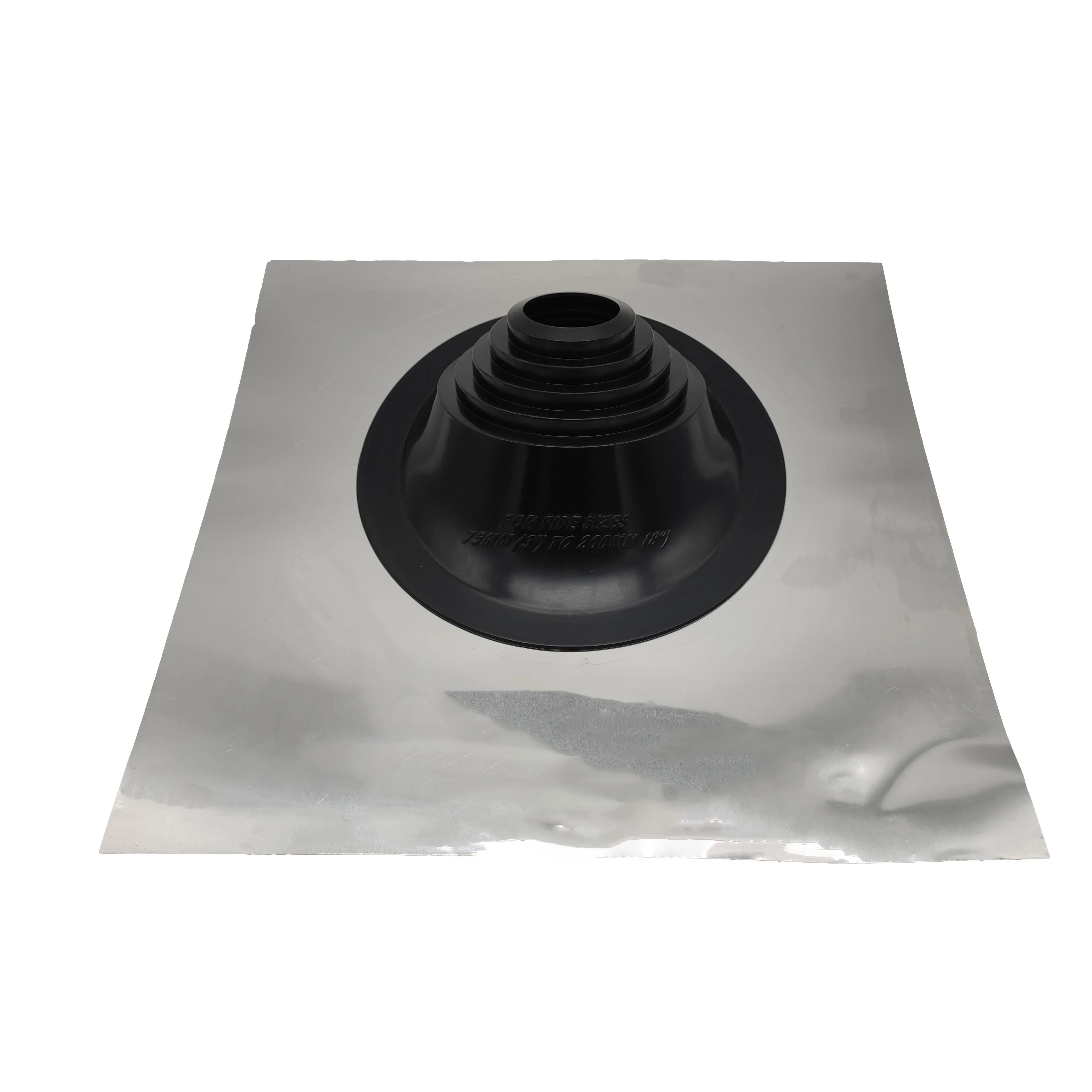 Big Aluminum Base Waterproof Custom Roof Flashing Chimney Boot