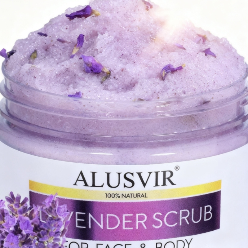 OEM Relaxing Aroma Therapeutic Grade Lavender Scrub for Body and Foot