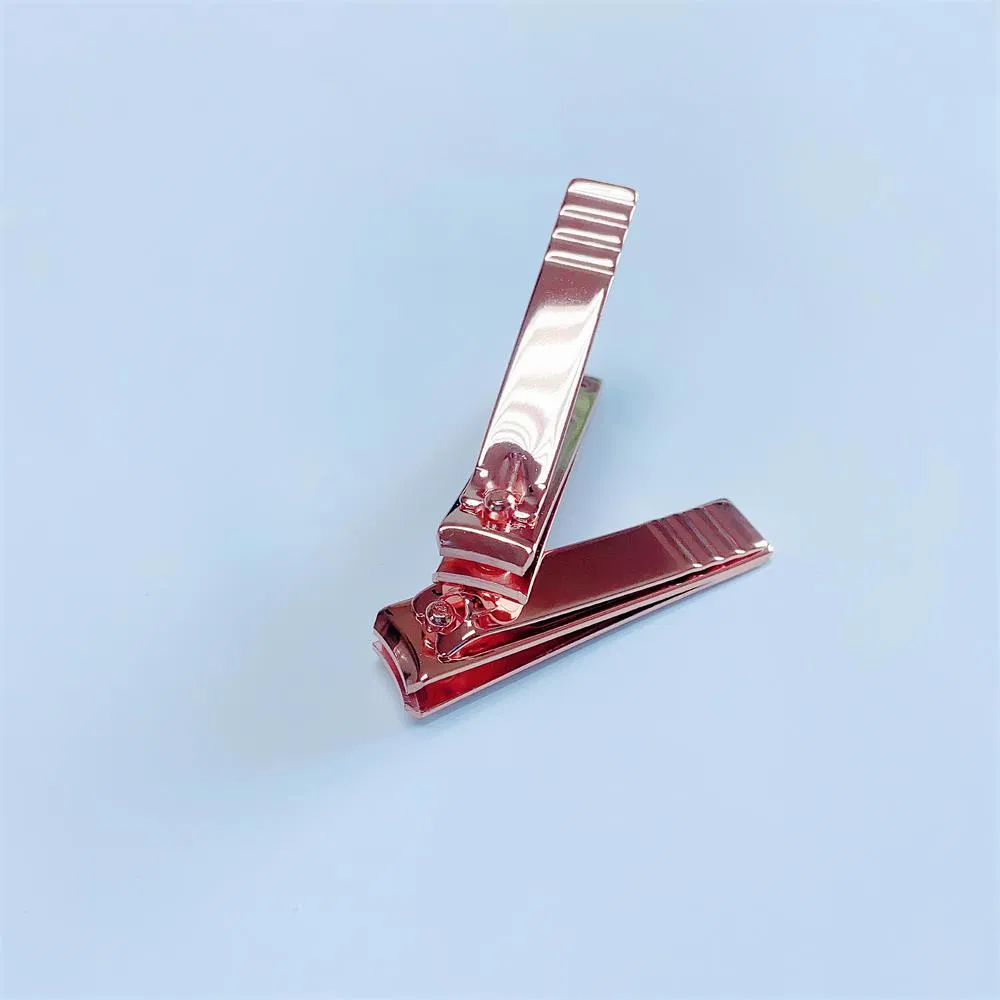 High Quality Professional Deluxe Big Finger Toe Nail Clipper Cutter with Rose Golden Plating for Promotion Gifts