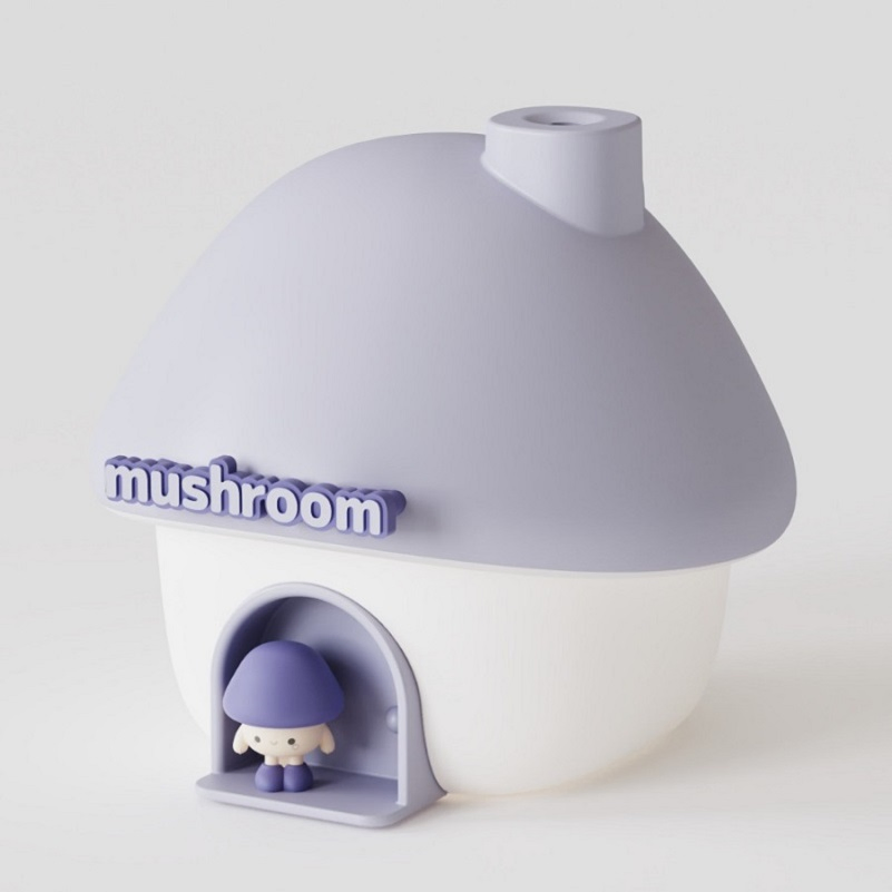 Rechargeable Portable 300ml Mushroom House Night Lamp Humidifier Mini Air Humidifier