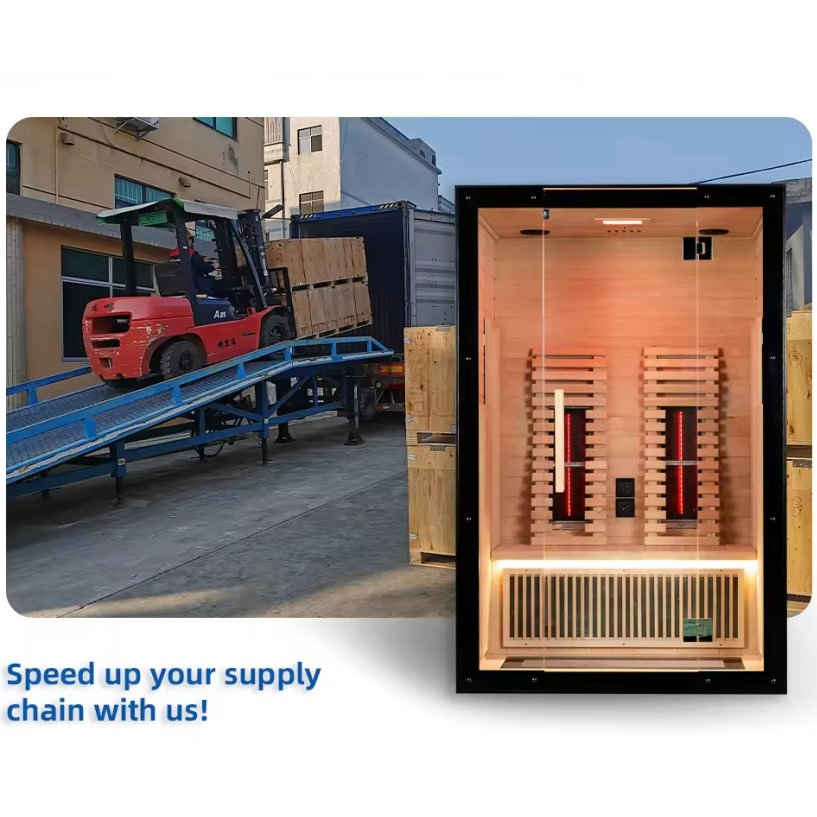 Инфракрасная сауна из канадской тсуги на 2 персоны