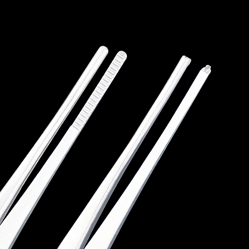 Delicate Eye Tissue Handling Stainless Steel Ophthalmic Tweezers with Fine Tips