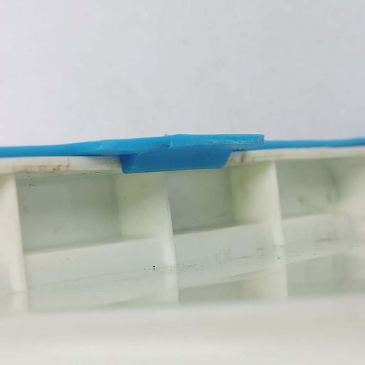 White and Blue Color 20L 10kg Plastic Dry Pet Cat Bird Food Storage Container