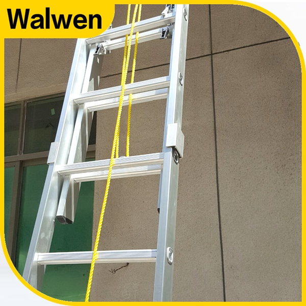 Top Safe Thicken Aluminum Multi-Purpose Extension Rope Ladder