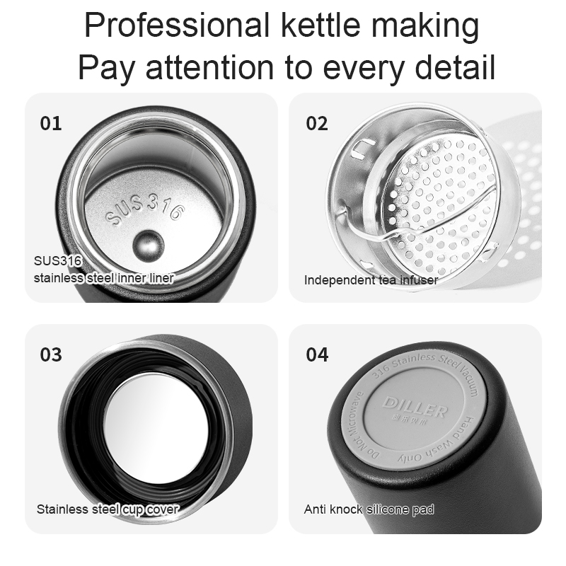 240ml, 330ml Vacuum Flasks Stainless Steel Water Bottle with CE / EU