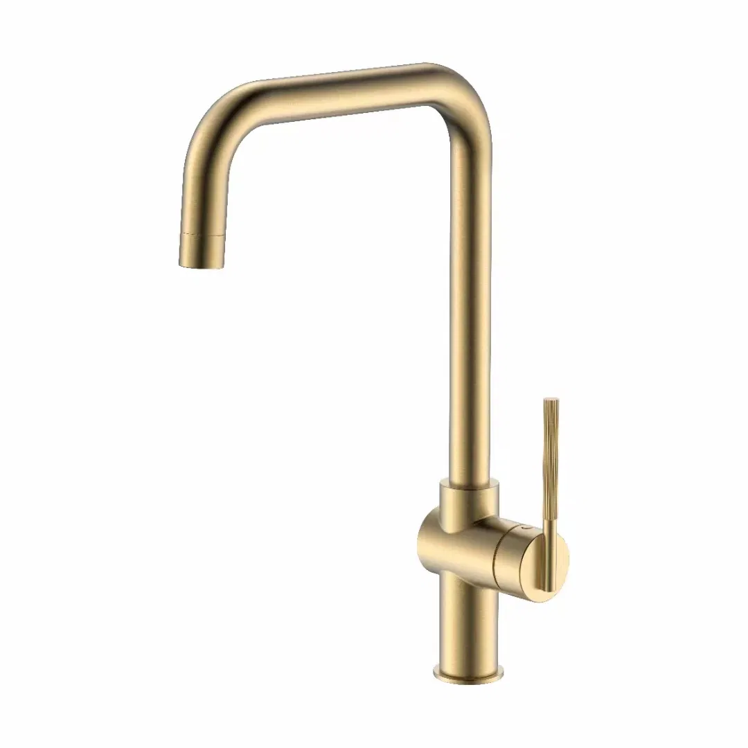 Wholesale PVD Brushed Gold Cupc Kitchen Brass Faucet&Tap with Sedal Cupc Cartridge