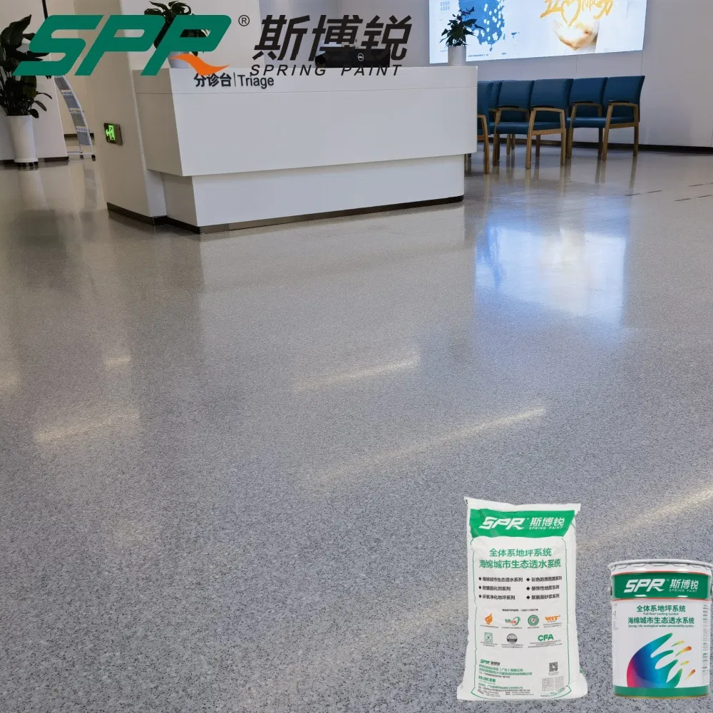 Static-Dissipative Polished Floor for Laboratories