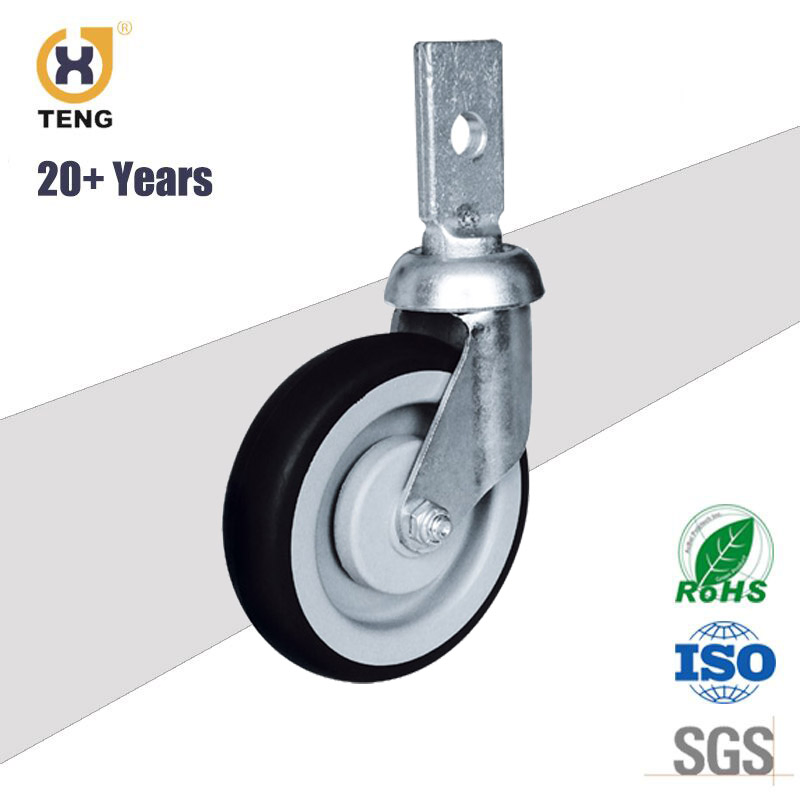 High Peformance TPR/PU Caster for Supermarket Trolley