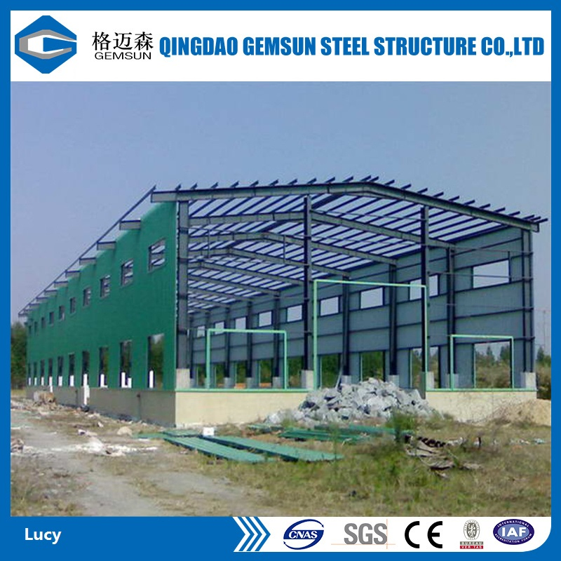 H-Section Column/Beam Light Steel Building/Workshop/Office/Warehouse