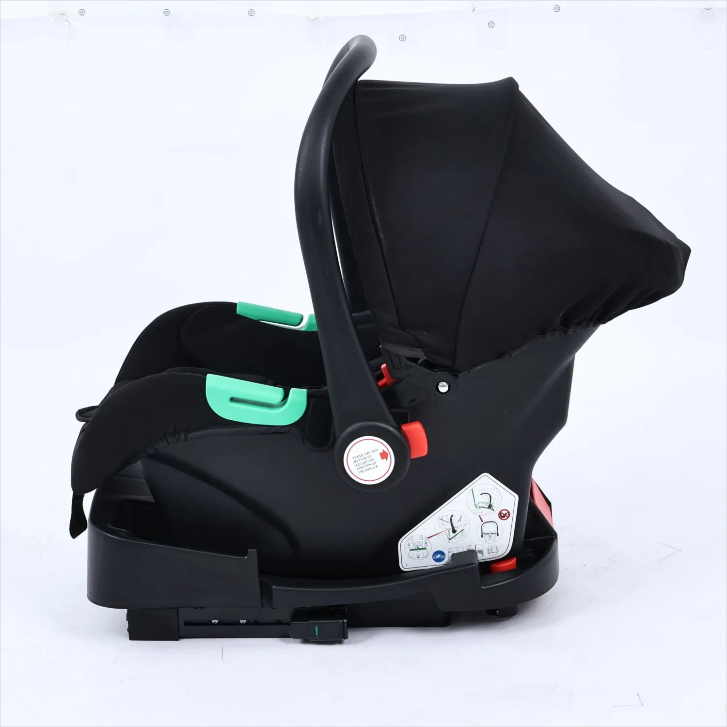 Lifting Handle Isofix Base Soft New Born Infant Baby Car Seat R129