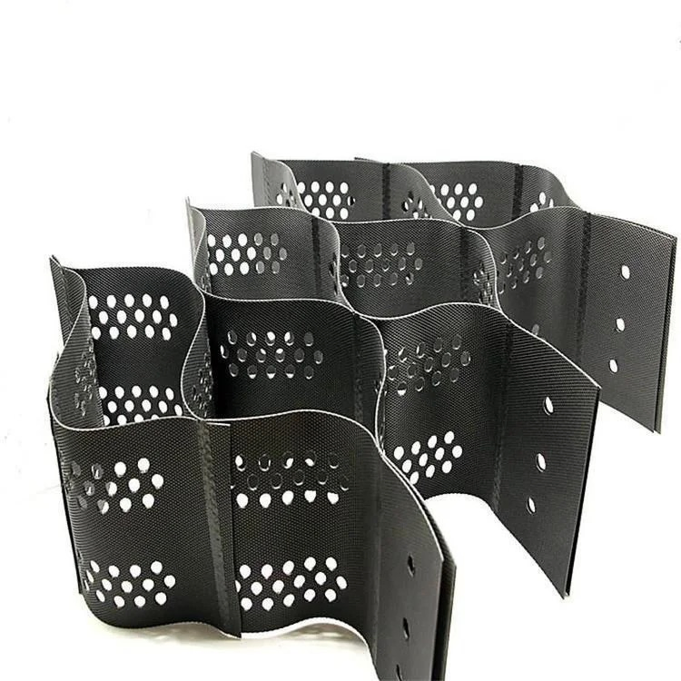 Anti-Corrosion Plastic HDPE Textured Perforated Geocell for Soil Reinforcement Road Hill Slope