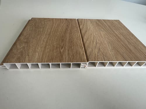 PVC Fence Outdoor Privacy Fencing Vinyl Decking Panels Wood Grain Fence Garden Fencing China Fence Factory PVC Fence Factory Price 6*6 Fence Set Laminated Fence