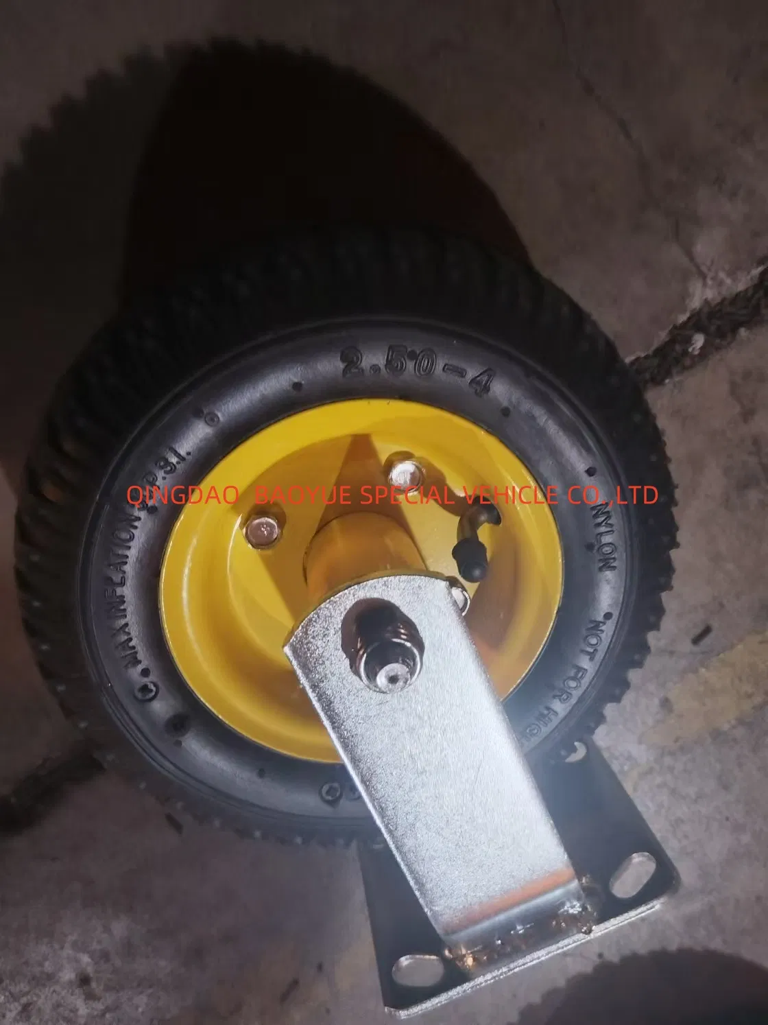 8in. Rigid Pneumatic Caster Caster 8X2.50-4 Air-Ride Swivel