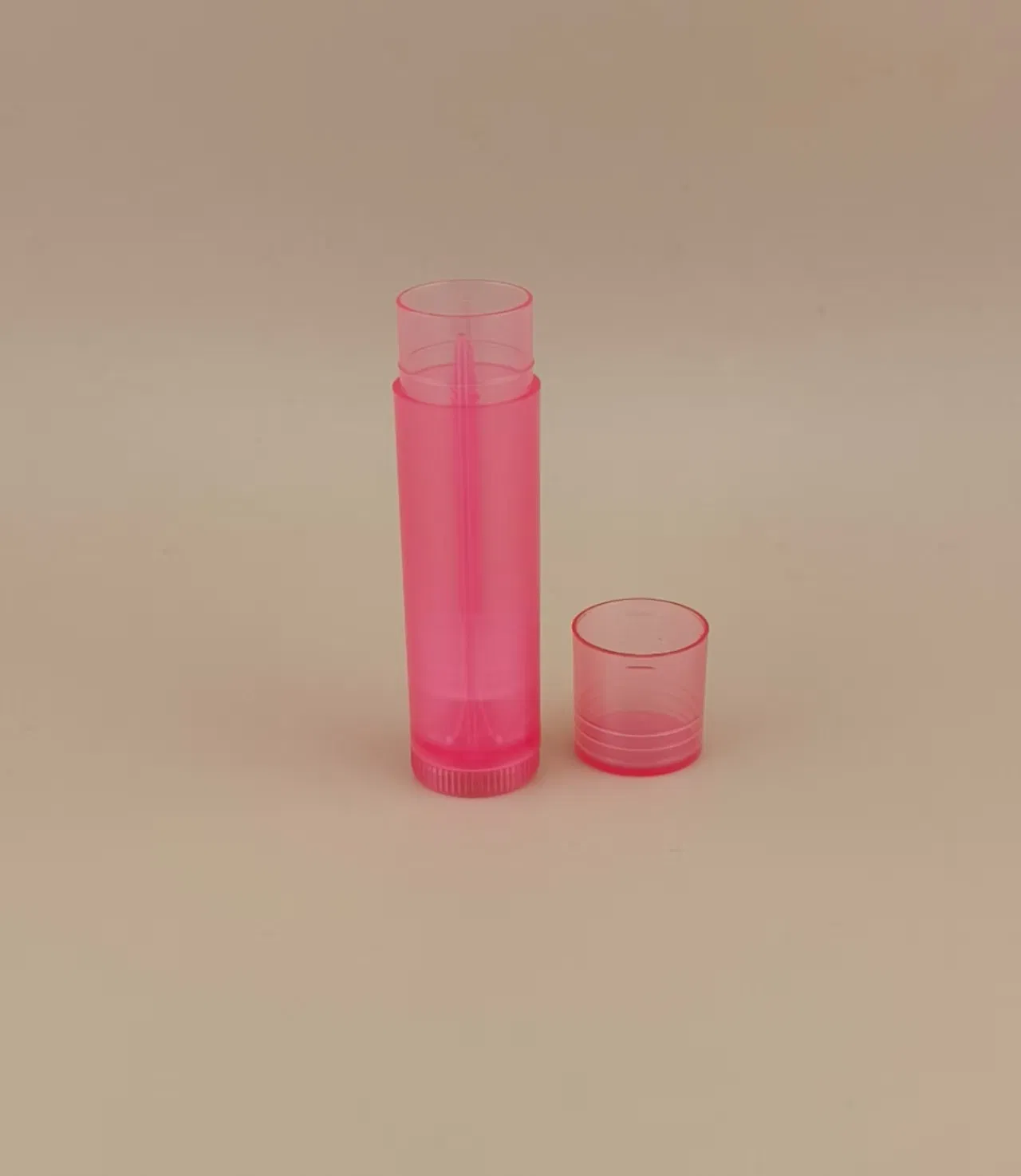 Small Smooth Clear Rose Lip Balm Packaging for Lipsticks