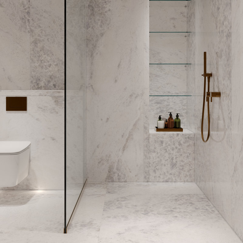 Luxurious 9mm Glossy Sintered Stone for Elegant Interiors