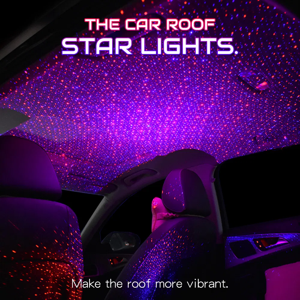 Декоративная RGB LED подсветка для салона авто с USB