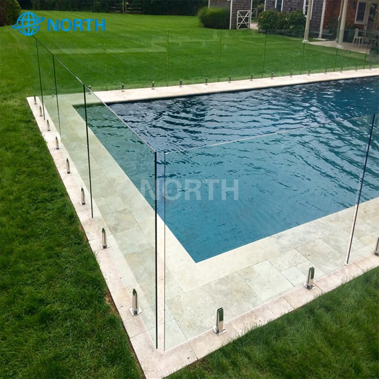 Clear Glass Railing Economic Design Glass Balustrade Frameless Glass Railing