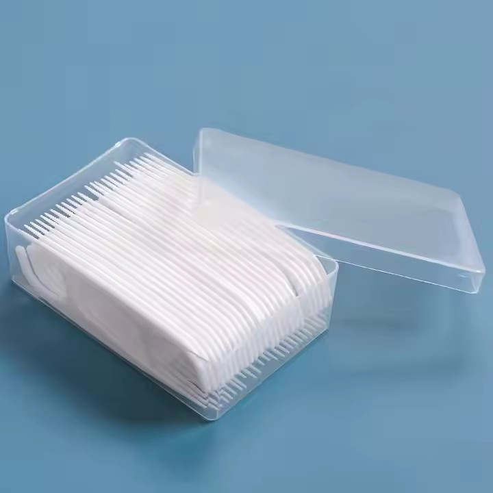 Wholesale High Quality 50PCS Flosser in Box Custom Toothpick Dental Floss Pick
