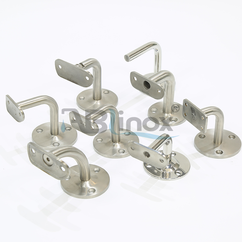 Precision Custom Stainless Steel Handrail Support Stair Railing Parts Hotel/Hospital/Villa Handrail Bracket for Fixing Rail Pipe