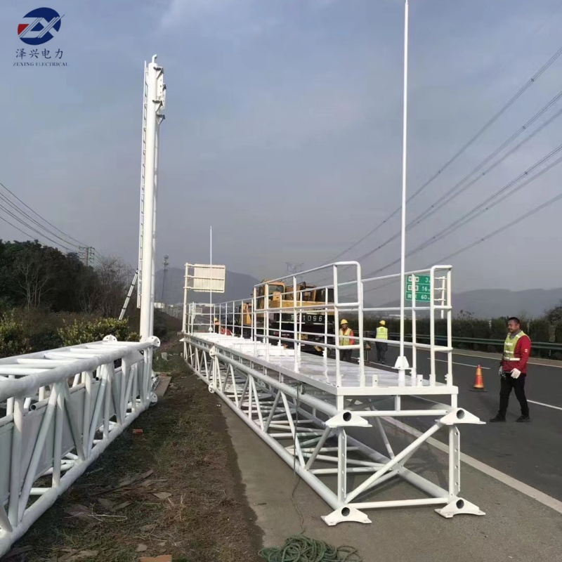 Galvanized Traffic Gantry, Perfect for Surveillance System Installation