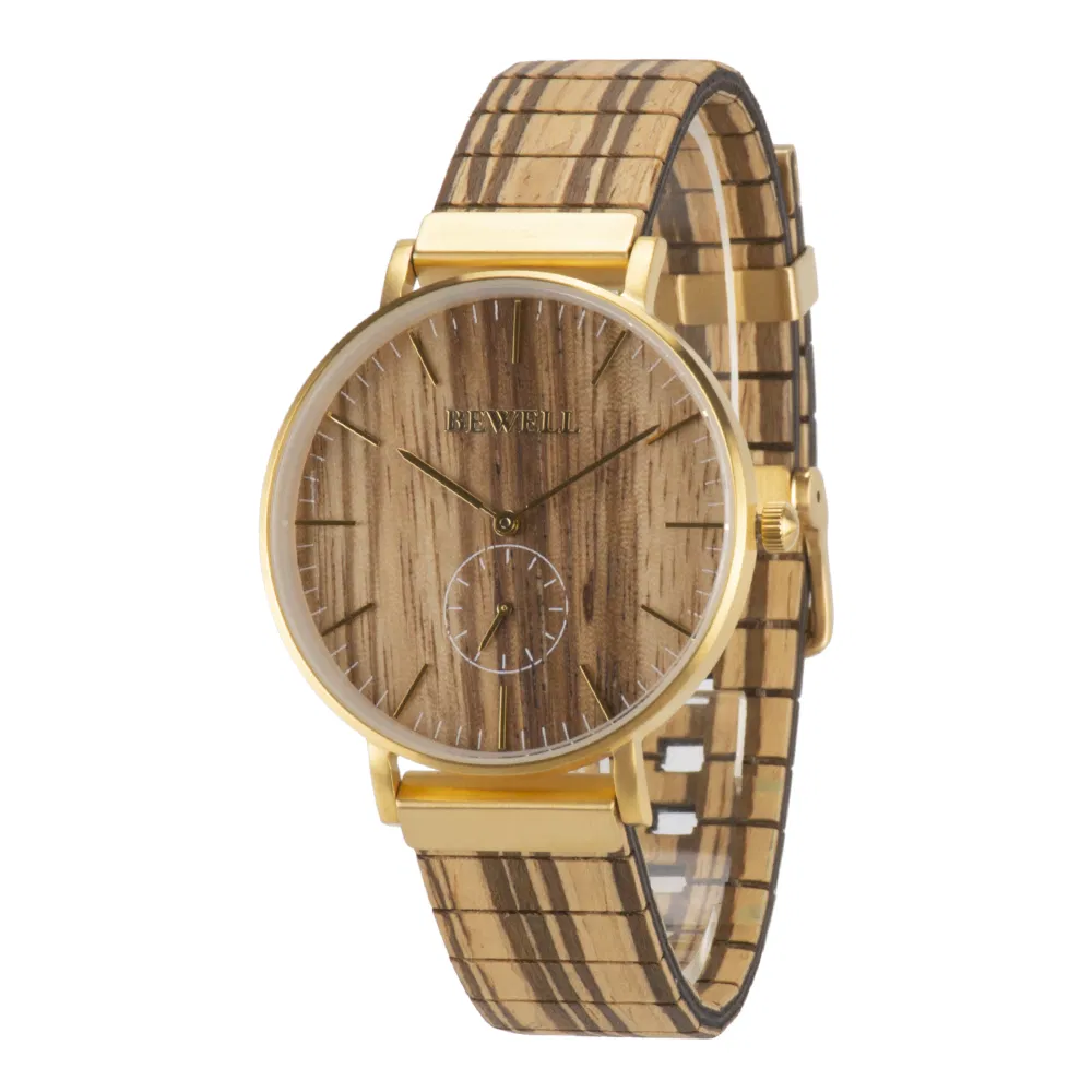 China Manufacturer Direct New Design Japanese Quartz Movement Lover Watch Unisex Wood/Wooden Wristwatch
