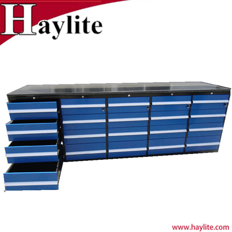 Metal Tool Storage Garage Workshop Use Cabinet Workbench with Tools