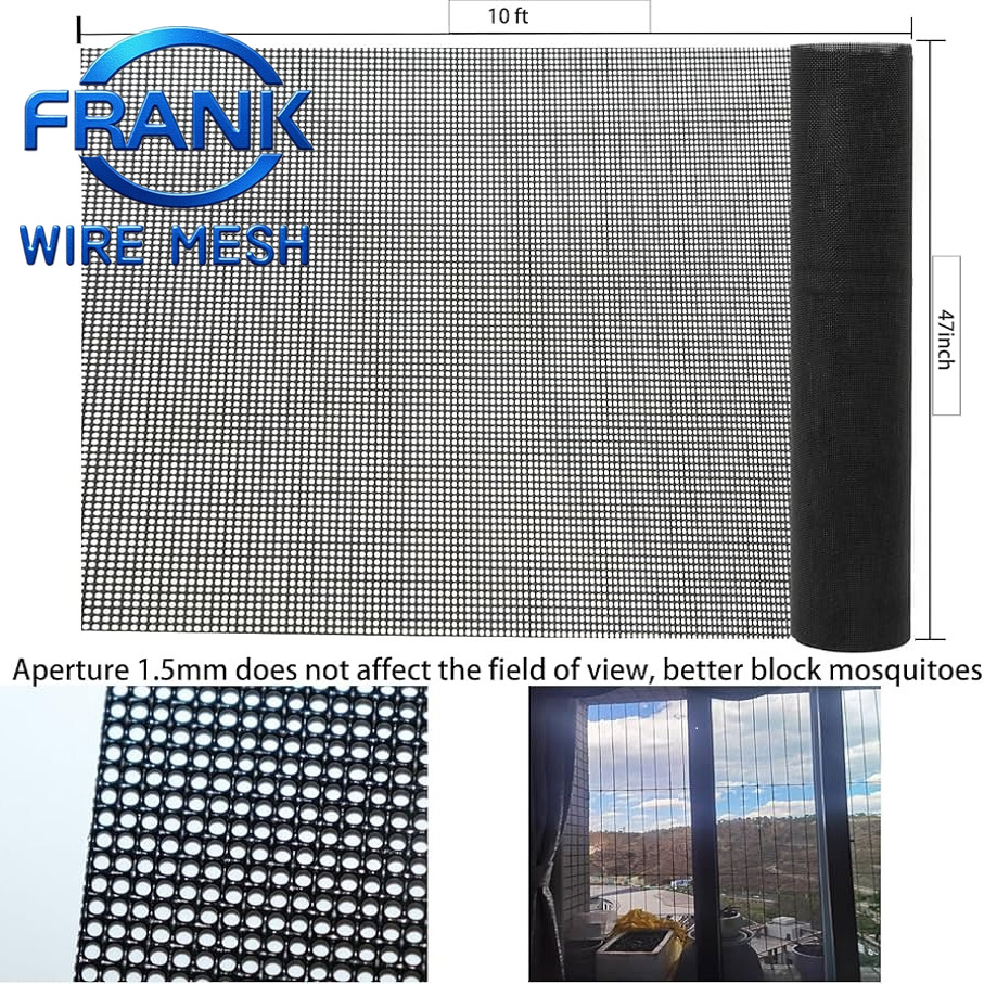 Corrosion Resistant Powder Coating 11 Mesh 304 316 Stainless Steel Anti Theft Security Window Screen for High Rise Balcony Fall Protection