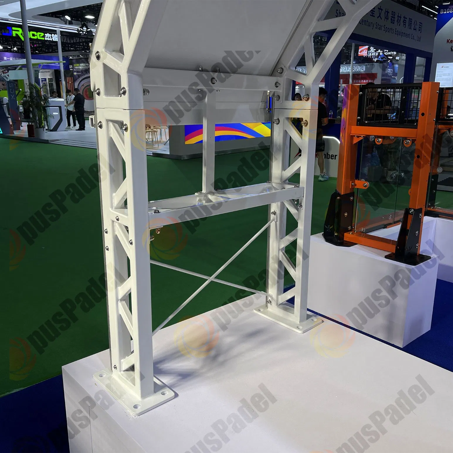 Mezzanine Roof Prefabricated Steel Structure Sport Stadium Outdoor Canopy Tennis Court Tent for Tennis Hall Court