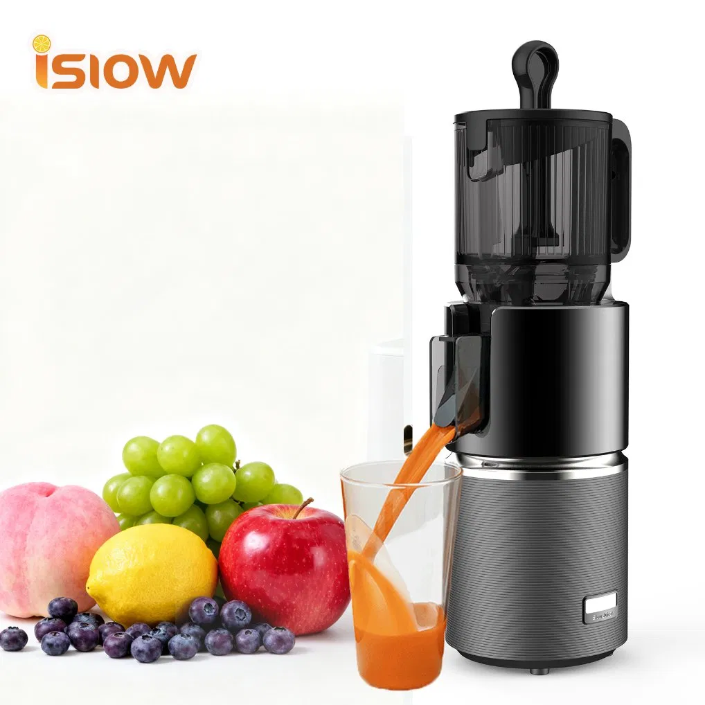 Sj-081 4.72 in Wide Caliber Professional Cold Press Big Mouth Orange Electric Slow Juicer