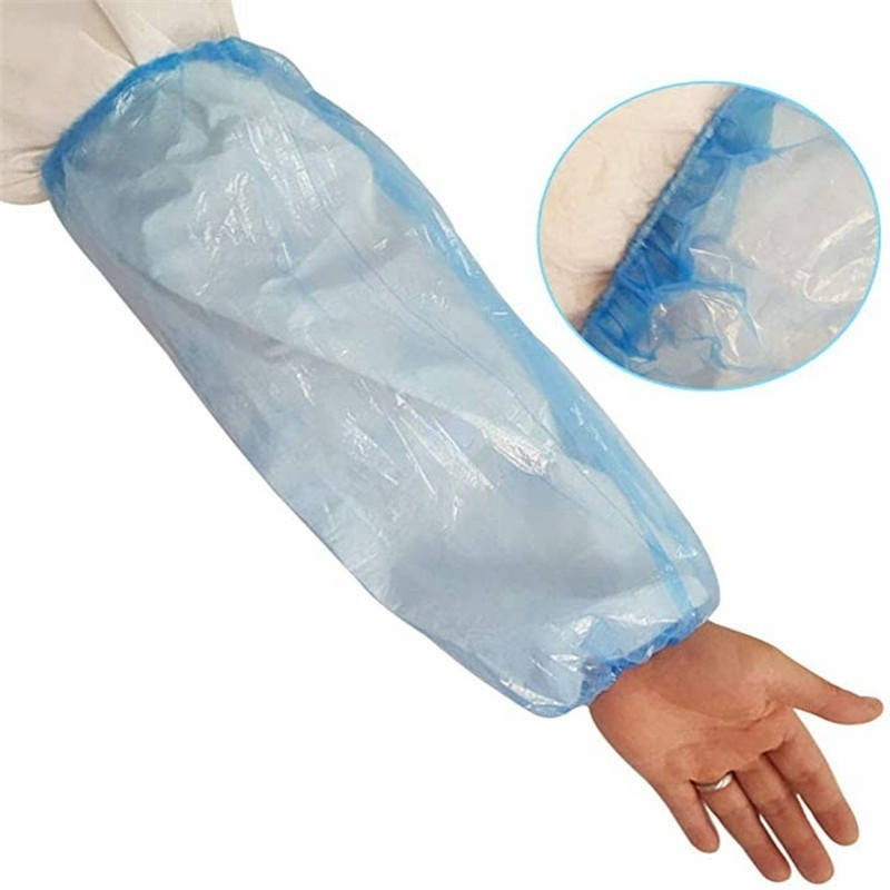 PE Disposable Arm Protection Covers Blue
