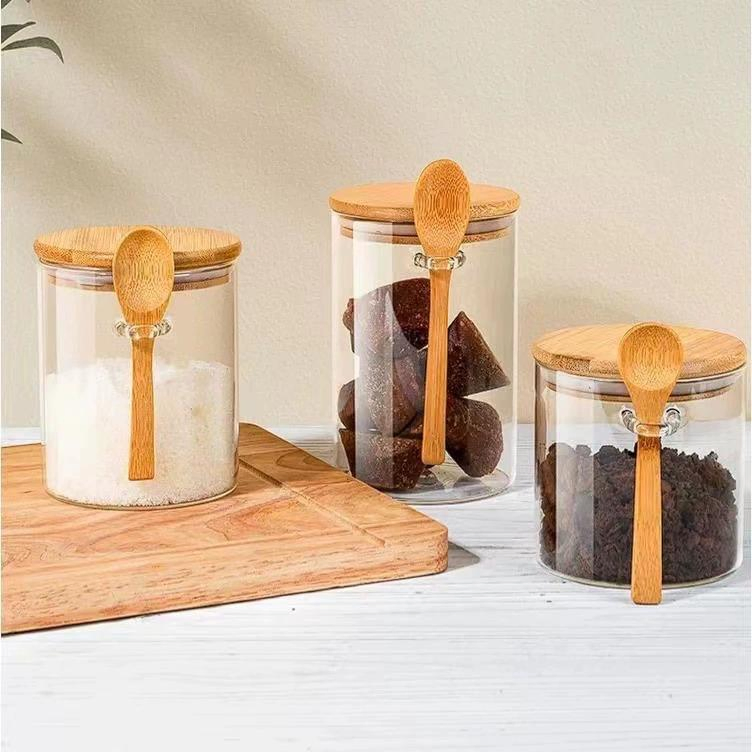 Premium Borosilicate Glass Storage Jars with Airtight Lids