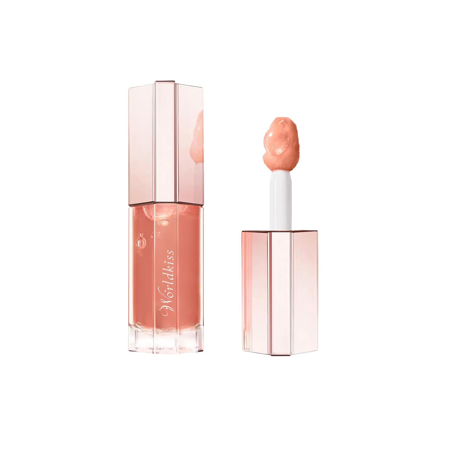 Hydrating Lip Gloss Oil in Gloss Long Lasting Moisturizing Shine Vegan Private Label Lipgloss