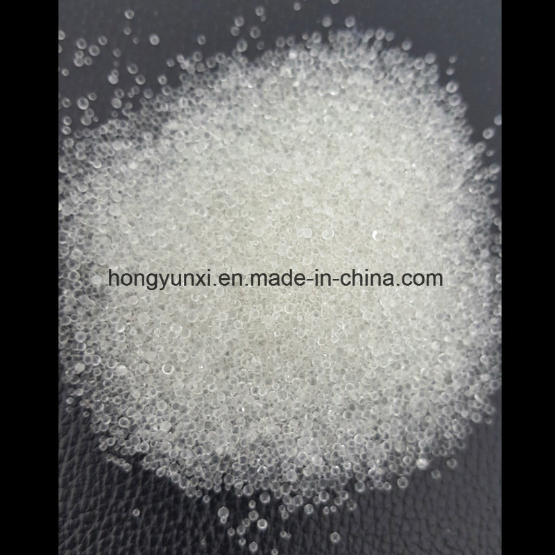 Sprinkling Glass Beads for Peening and Polishing