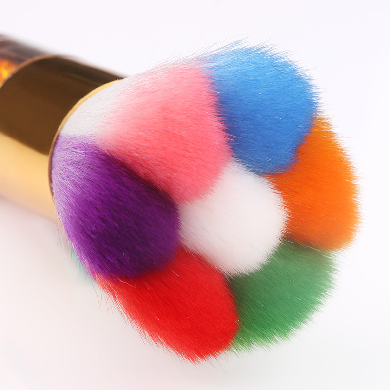 Flower Nail Dust Cleaning Brush Nail Art Dust Brush