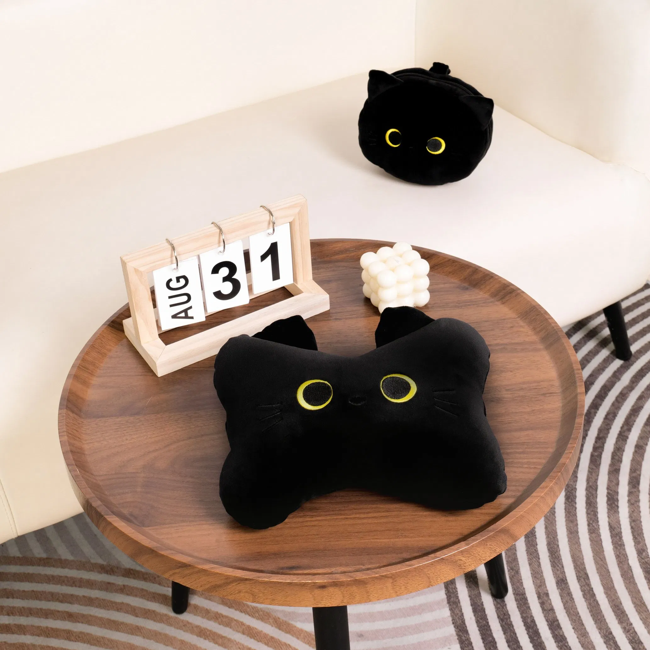 Cartoon Cute Animal Travel Neck Pillow Support Eye Mask for Travelling