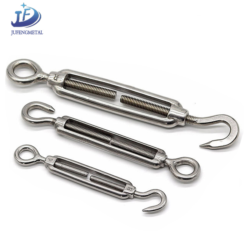 High Quality Custom European Rigging Screw Stainless Steel Hook Eye Turnbuckle