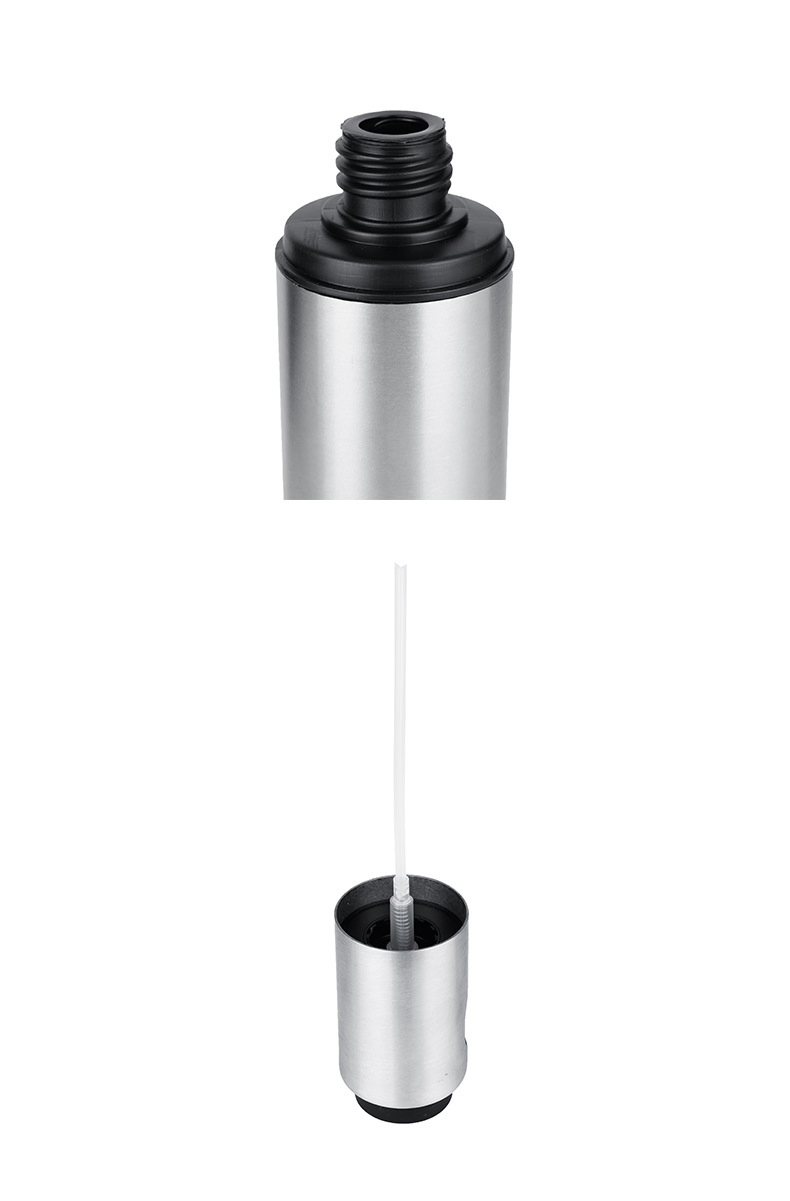 100ml Capacity Amazon Hot Sale Stainless Steel Glass Sauce Dispenser Oil Sprayer Bottle with Silicon Brush