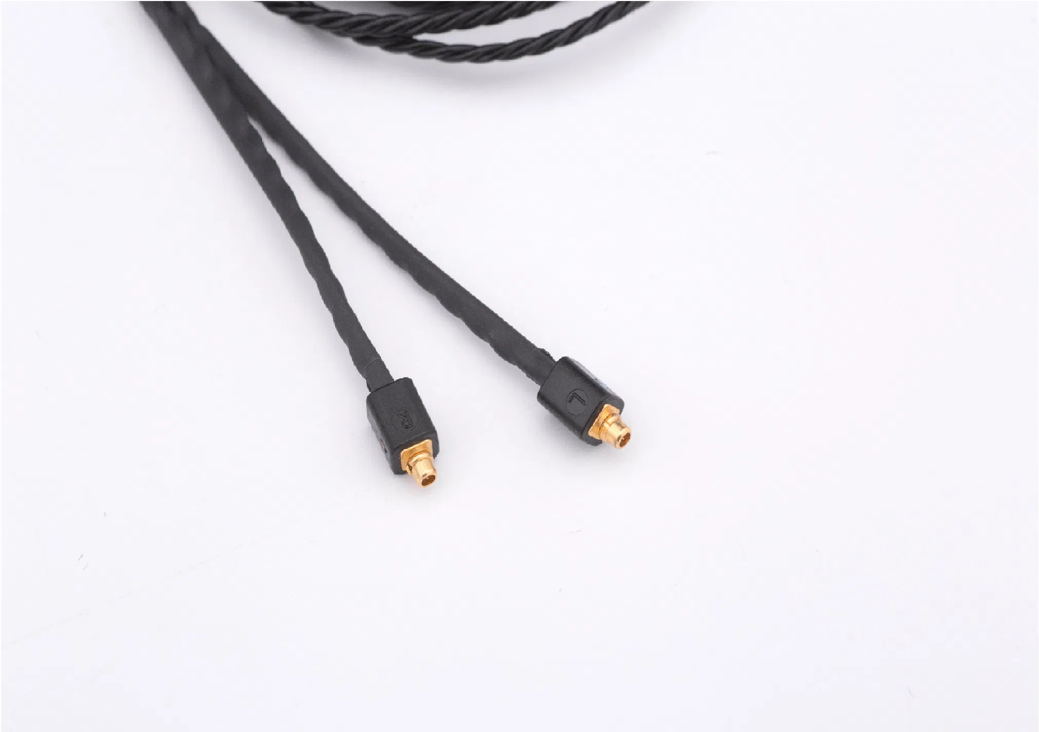 Advanced Ear Headphones Black Iem Cable with Long Wire