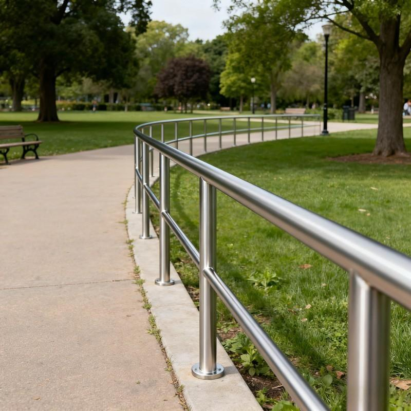 Anti Slip Stainless Steel Fence Railing Indoor Staircase Safety Bar