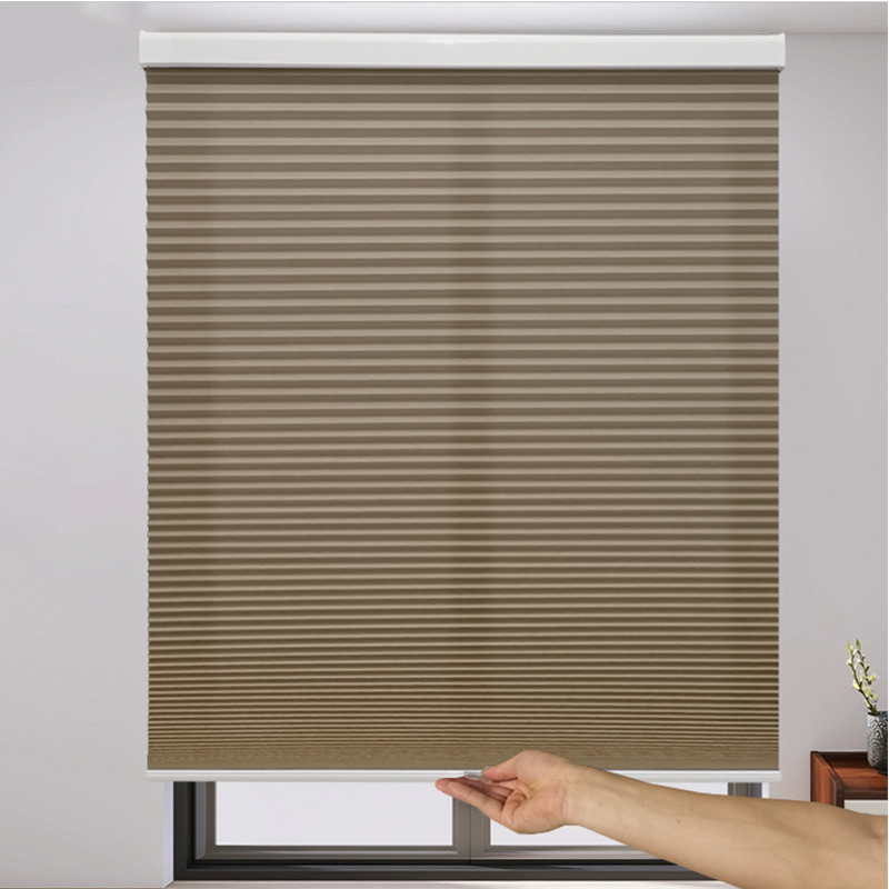 Factory Modern Cordless No Drill Motorized Honeycomb Blinds