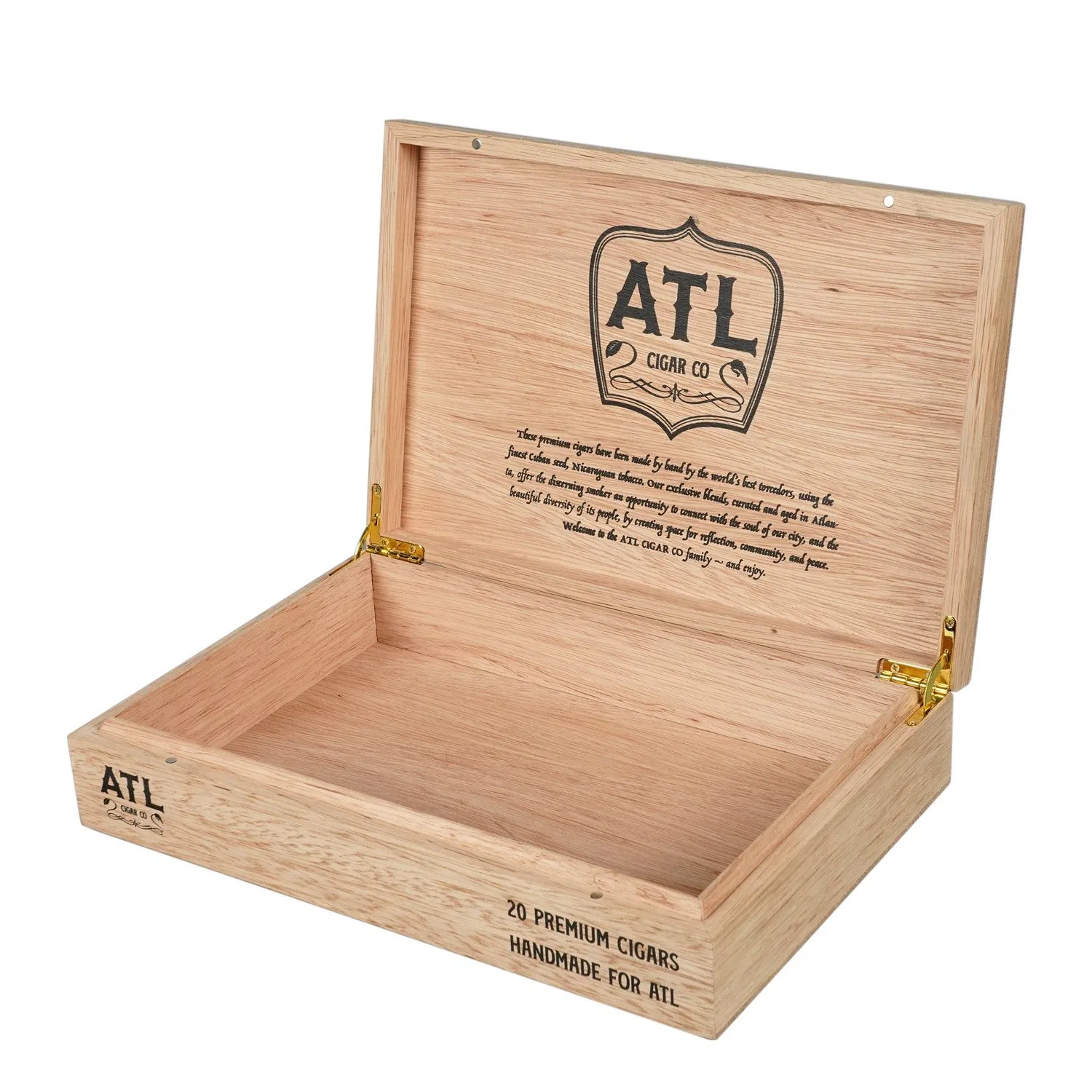 Wholesale High Quality Custom Gift Humidor Cigar Wood Cedar Cigar Packaging Storage Cigarette Humidor Boxes Manufacturer for Sale