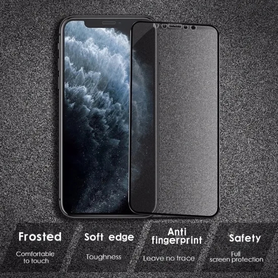 100d Frosted Ceramic Film Tempered Glass Screen Protector Compatible for iPhone 11/Huawei P30
