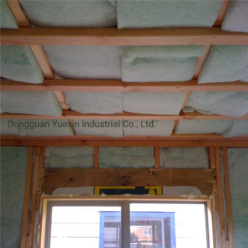 Eco Friendly Fireproof 100% Polyester Insulation Batts for Internal Wall