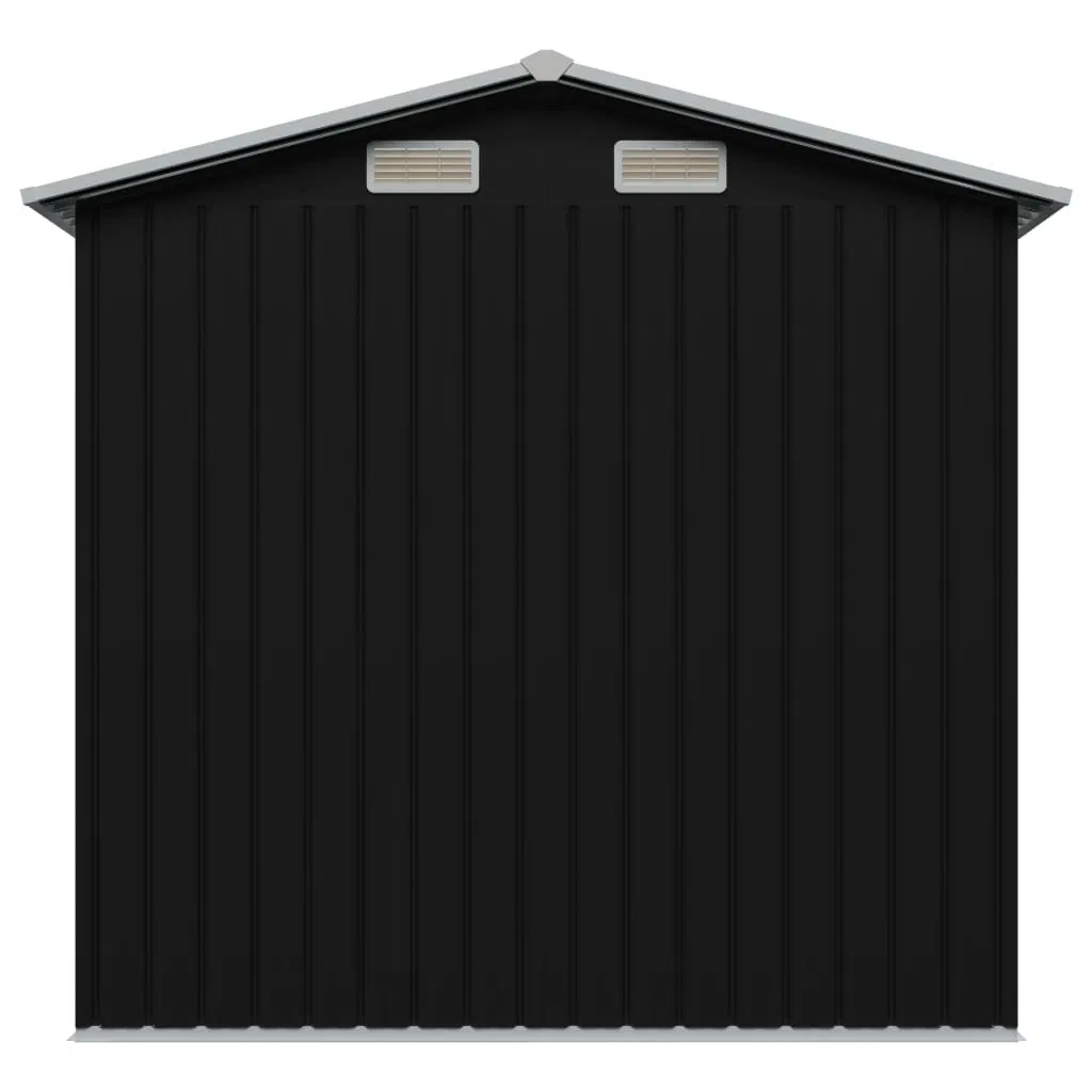 Small Spire Metal Garden Shed with Sliding Door Structure and Good Ventilation