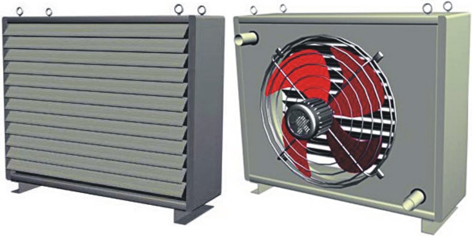 Water Heated Fan Heater