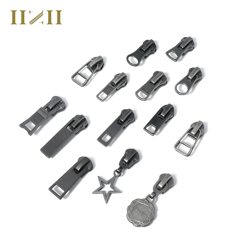 Бегунок для молнии на одежду куртки