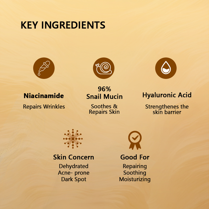 Beauty Cosmetics Skin Care Brightening Your Skin Whitening Snail Skin Care Set