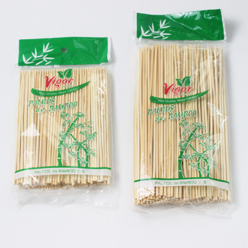 Food Grade BBQ Skewers Bamboo Skewers Barbecue Skewers Grill Sticks