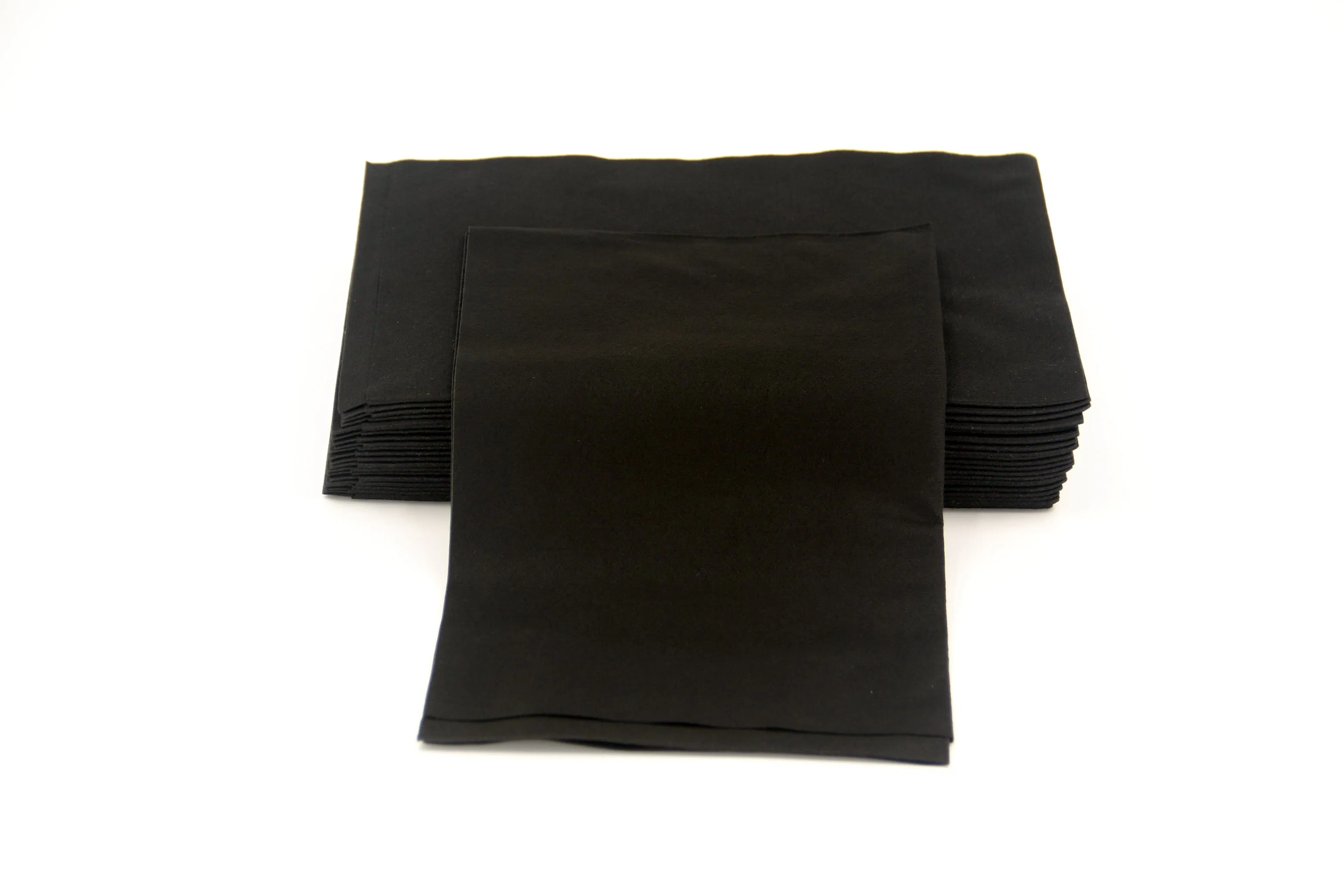 OEM Premium Quality Care Use Portable Disposable Hair Bath Black Towels for Salon